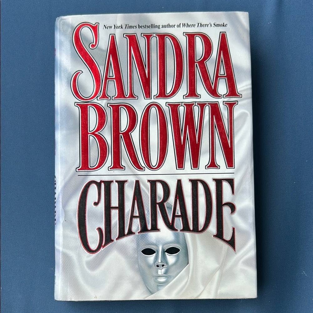 Sandra Brown 'Charade' Hardcover Book